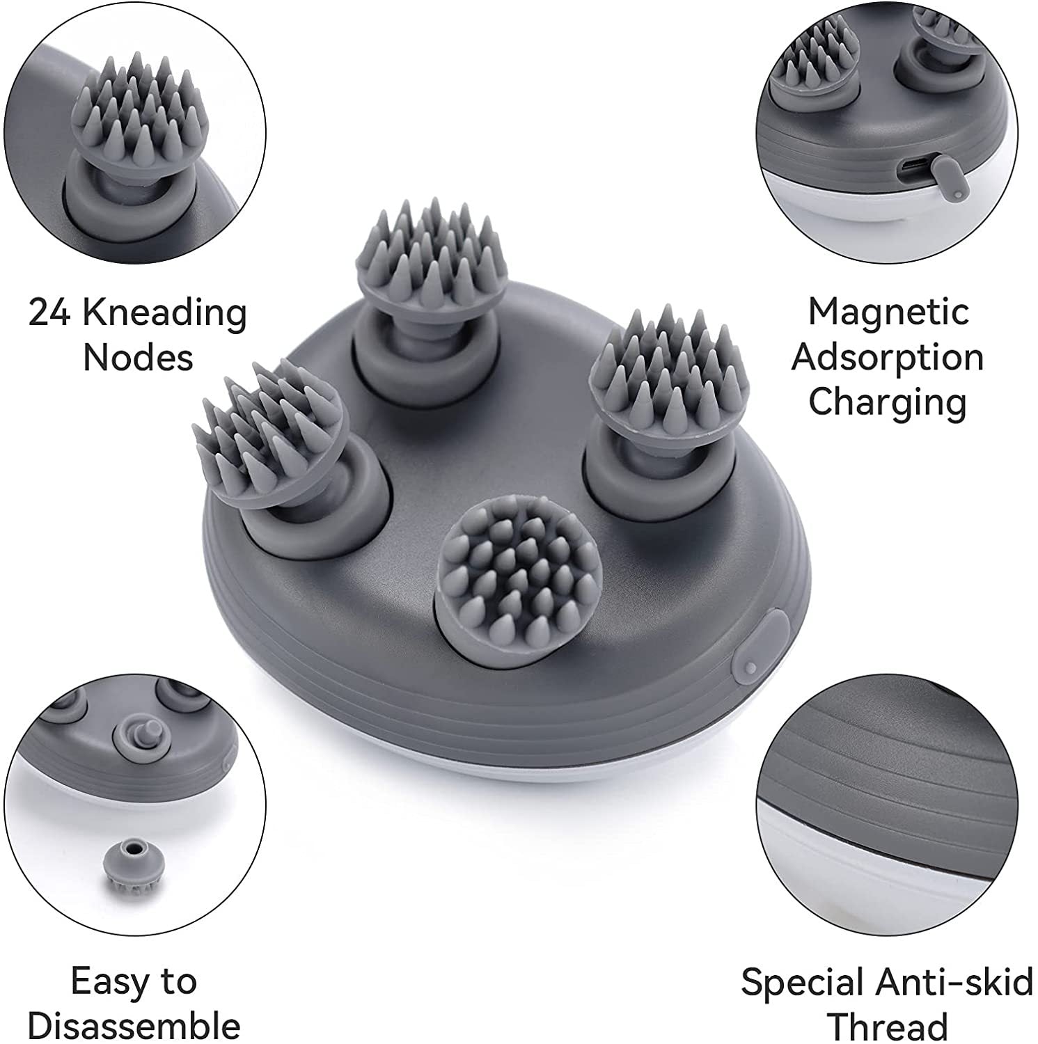 New Full Body Massage Vibration Physiotherapy Kneading Head Massager New Full Body Massage Vibration Physiotherapy Kneading Head Massager